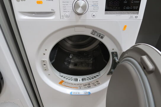 Kondenstørretumbler LG RH80V5AV0N med varmepumpe