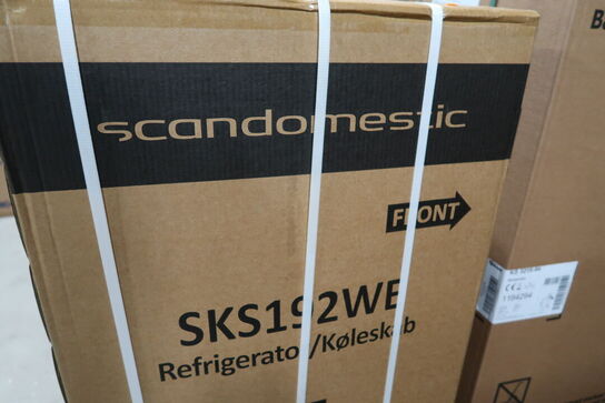 Køleskab SCANDOMESTIC SKS192WB (ubrugt i original emballage)
