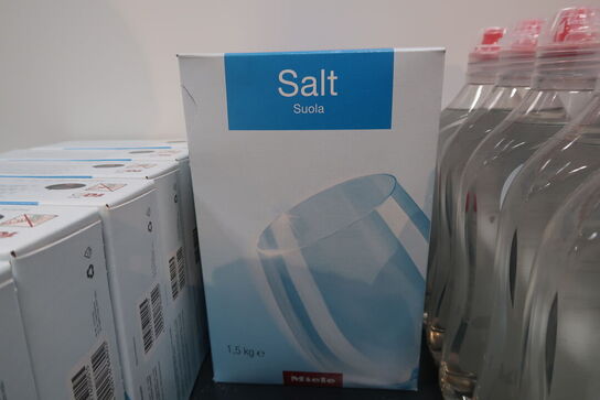 6 stk. afspædingsmiddel samt 2 stk. salt MIELE