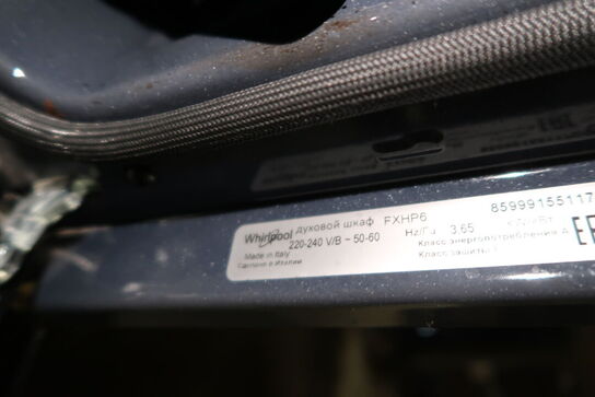 Indbygningsovn WHIRLPOOL FXHP6