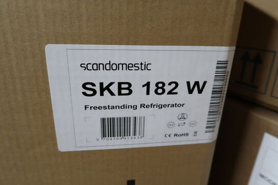 Køleskab SCANDOMESTIC SKB 182 W (ubrugt i original emballage)