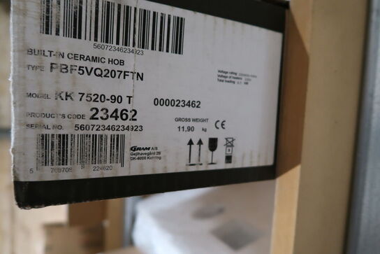 Keramiskkogeplade GRAM KK 7520-90 T (ubrugt i original emballage)