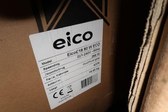 Emhætte EICO E18 80 W ECO (ubrugt i original emballage)