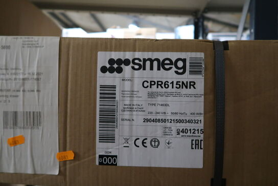 Varmeskuffe SMEG CPR615NR (ubrugt i original emballage)