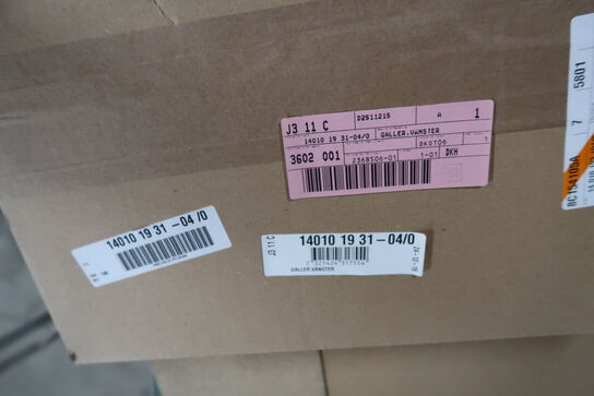 Kasse med indhold (ubrugt i original emballage)