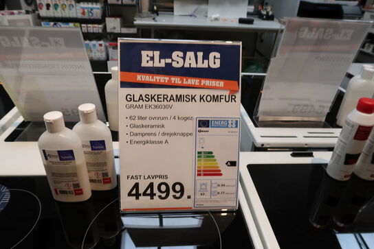 Glaskeramisk komfur GRAM EK36030V