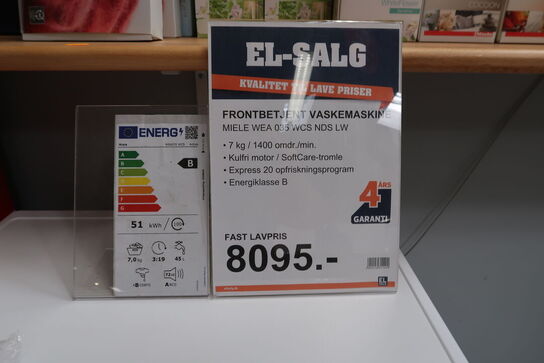 Vaskemaskine MIELE WEA 035 WCS NDS LW