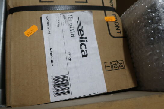 Udtræksemhætte ELICA TEL 60 WH (ubrugt i original emballage)