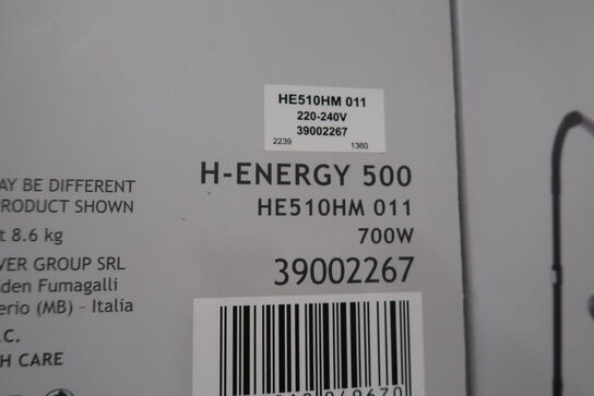 Støvsuger HOOVER H-ENERGY 500 (ubrugt i original emballage)