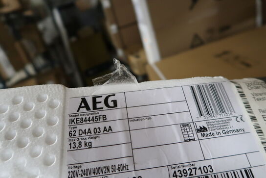 Induktionskogeplade AEG IKE84445FB (ubrugt i original emballage)