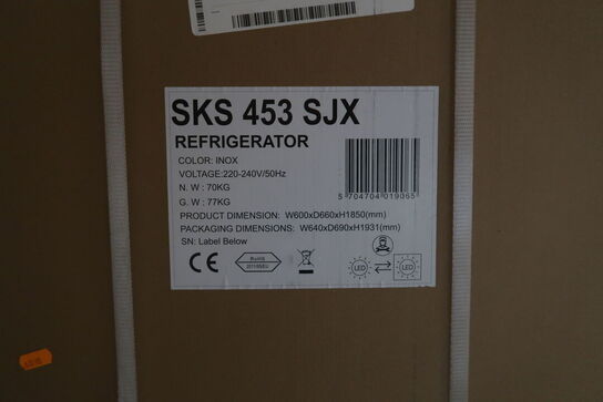 Køleskab SCANDOMESTIC SKS 453 SJX (ubrugt i original emballage)