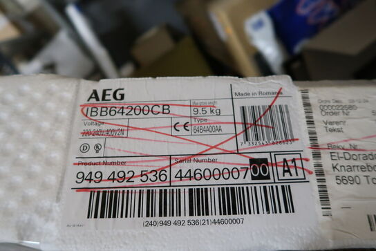 Induktionskogeplade AEG IBB64200CB (ubrugt i original emballage)