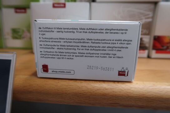 6 pakker duftlakoner MIELE WhiteFlower Sensitive