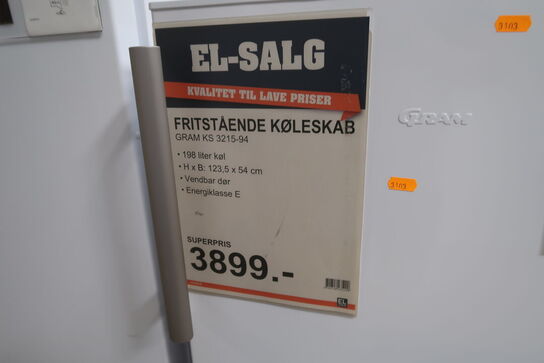 Køleskab GRAM KS 3215-94