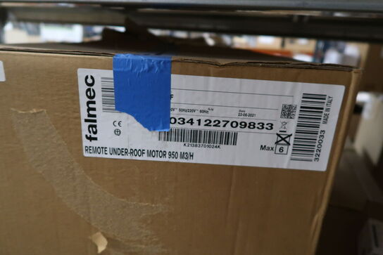 Ekstern motor FALMEC 950 M3/H  (ubrugt i original emballage)