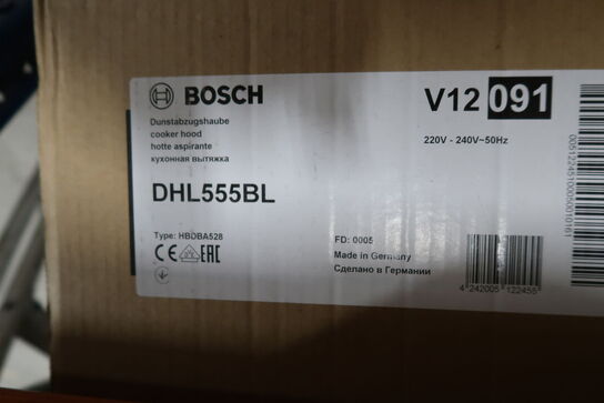 Emhætte BOSCH DHL555BL (ubrugt i original emballage)