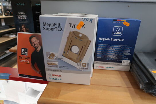 Div. Pakker med støvsugerposer BOSCH, SIEMENS