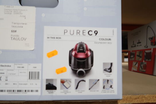 Støvsuger ELECTROLUX Pure C9 Raspberry Red (ubrugt i original emballage)