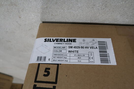 Loftemhætte SILVERLINE SM 4929-90 HV VELA (ubrugt i original emballage)