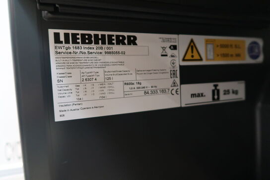 Vinkøleskab LIEBHERR EWTGB 1683 Index 20B / 001