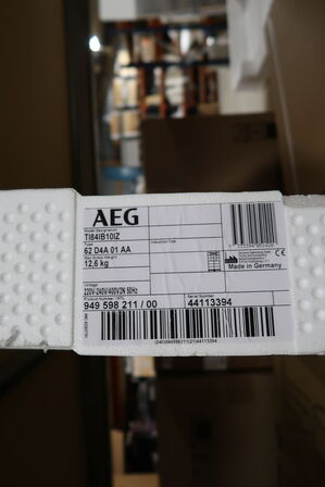 Induktionskogeplade AEG TI81IB10IZ (ubrugt i original emballage)