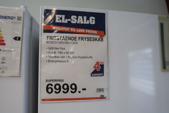 Fryseskab BOSCH GSV36VWEW