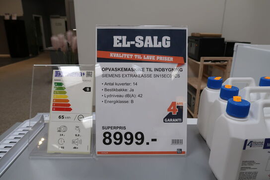 Opvaskemaskine SIEMENS Extraklasse SN15EC01CS