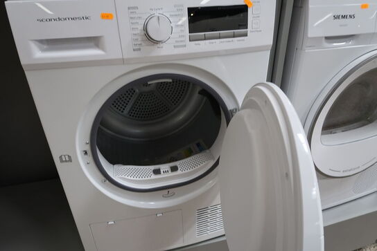 Kondenstørretumbler SCANDOMESTIC WTD 1708 med varmepumpe