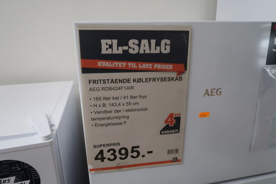 Køle/fryseskab AEG RDB424F1AW