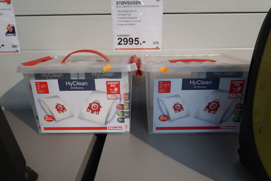 2 kasser med støvsugerposer MIELE FJM