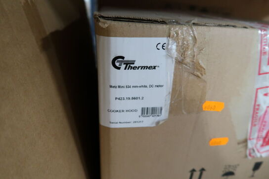 Indbygningsemfang THERMEX Metz Mini 534 mm-white DC motor (ubrugt i original emballage)