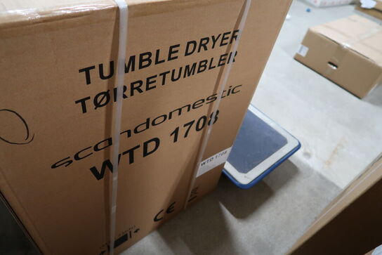 Tørretumbler SCANDOMESTIC WTD 1708 (ubrugt i original emballage)