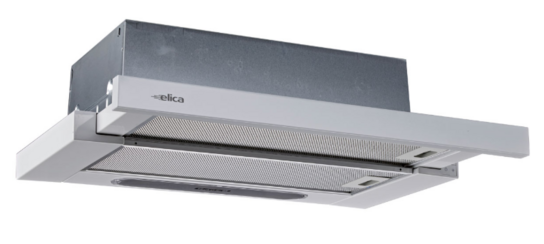Udtræksemhætte ELICA TEL 60 WH (ubrugt i original emballage)