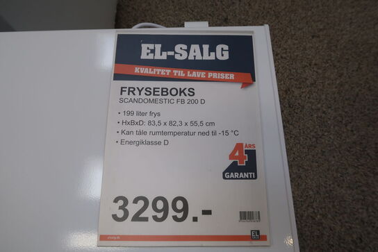 Kummefryser SCANDOMESTIC FB 200 D