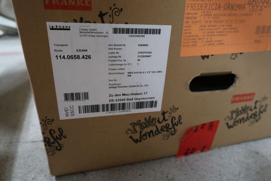 Håndvask FRANKE MRG 610-39 A 3 1/2" EXC MRU MB