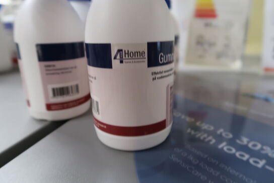 8 stk. dunke gummikant rens