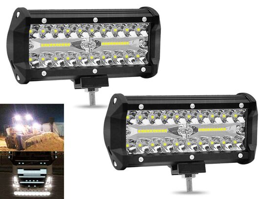 2 stk. 120 watt LED lygter til bil eller maskine. 