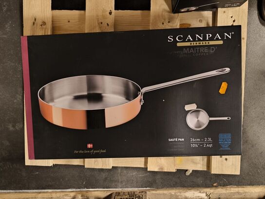 Saute pan SCANPAN i kobber