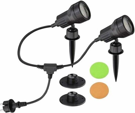 2 stk. briloner led udendørs spike light – Sæt med 2(ubrugt)