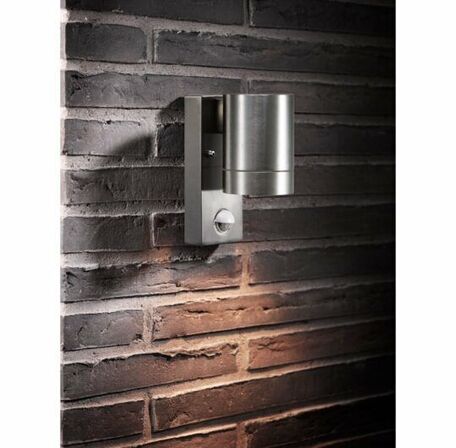 2 stk. nordlux tin udendørs væglampe m. sensor(ubrugt)