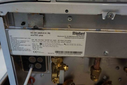 Vaillant Gasfyr VC DK 246/5-5 H R6 (MOMSFRI) 
