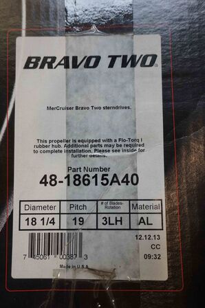 Mercury Bravo Two propel Ø: 18 1/4" (MOMSFRI) 