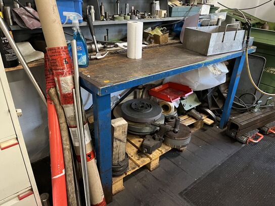 Arbejdsbord med reol (løs)