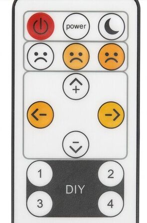 15 stk. casalux led slim panel m. remote hvid ø 29,3 cm(ubrugt)