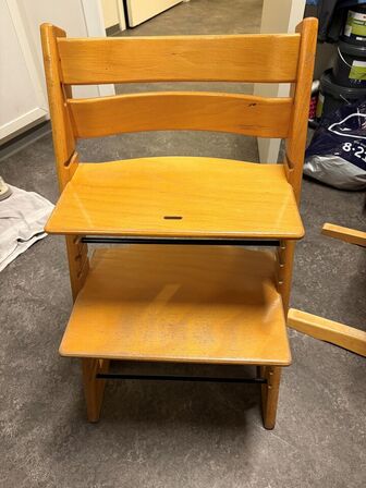 2 stk. højstole trip trap