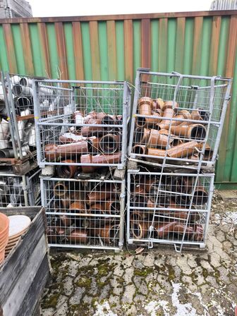 Blandet lot m. Stålbur, rørfittings mm.