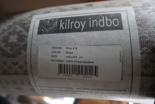 Gulvtæppe KILROY INDBO ALVA Beige 140 x 195