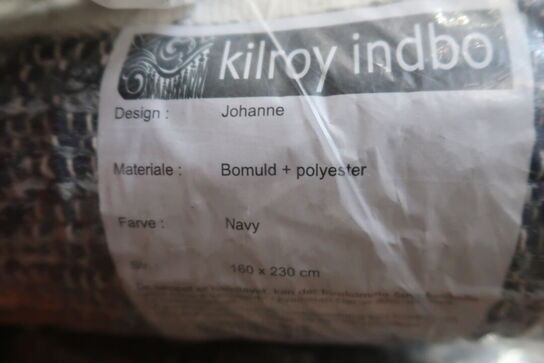 Gulvtæppe KILROY INDBO JOHANNE Navy 160 x 230