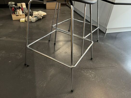 2 stk. barstole FRITZ HANSEN "Arne Jacobsen, Syveren"