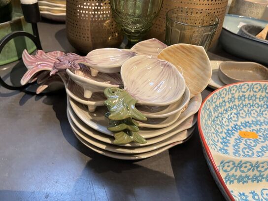 Tallerkner, fade m.v. 